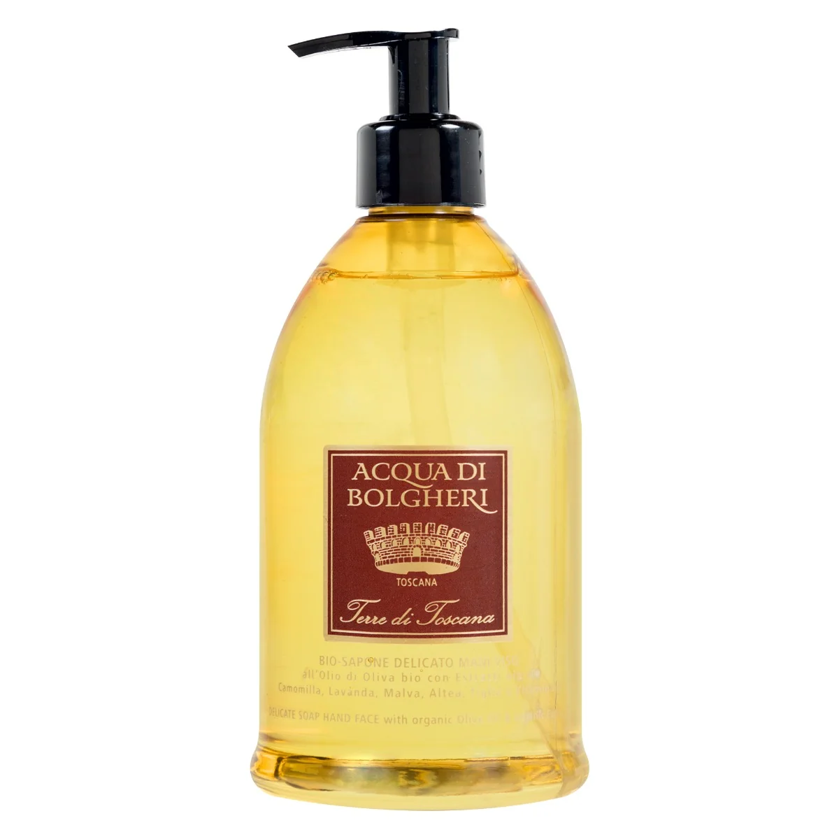 Acqua Di Bolgheri Bio-Sapone Mani/Viso Terre Di Toscana 500 Ml