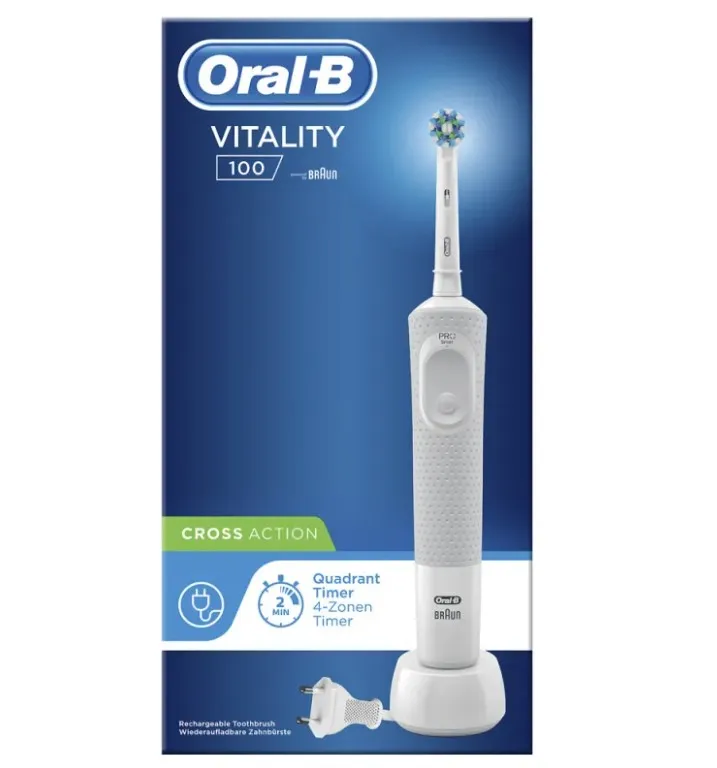 Oral-B Vitality D100 CrossAction Spazzolino Elettrico Ricaricabile