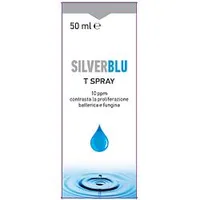 Silver Blu T Spray Topico Contro Proliferazione Fungina e Batterica 50 ml