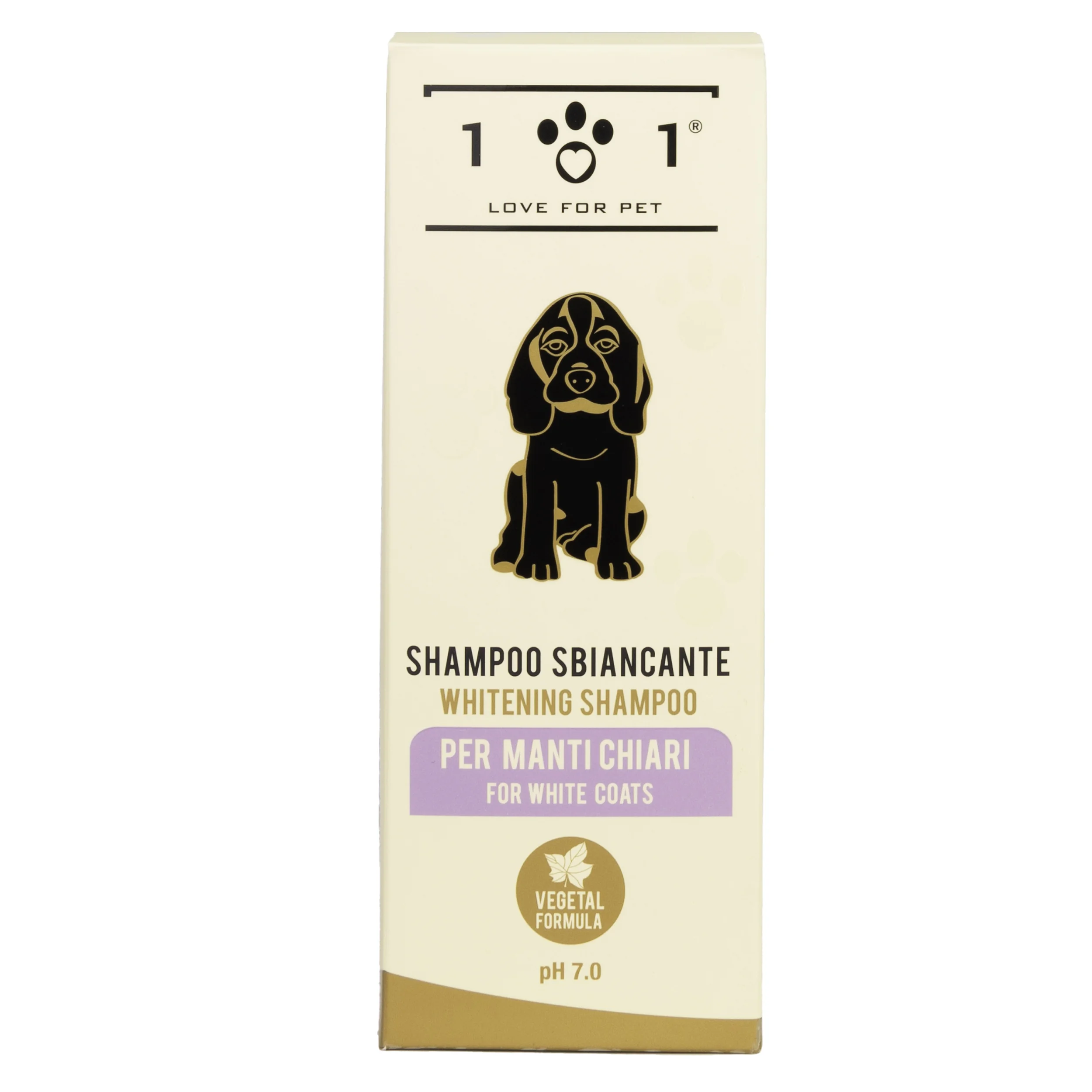 101 Love For Pet Shampoo Sbiancante 250 ml Manti Chiari