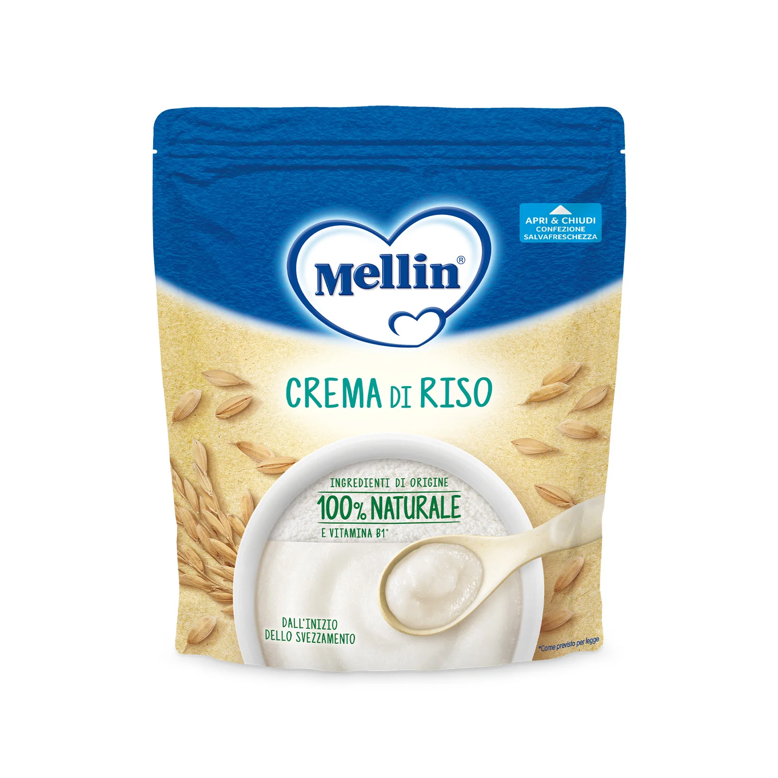 Mellin Crema Riso 200 g Alimento per Infanzia