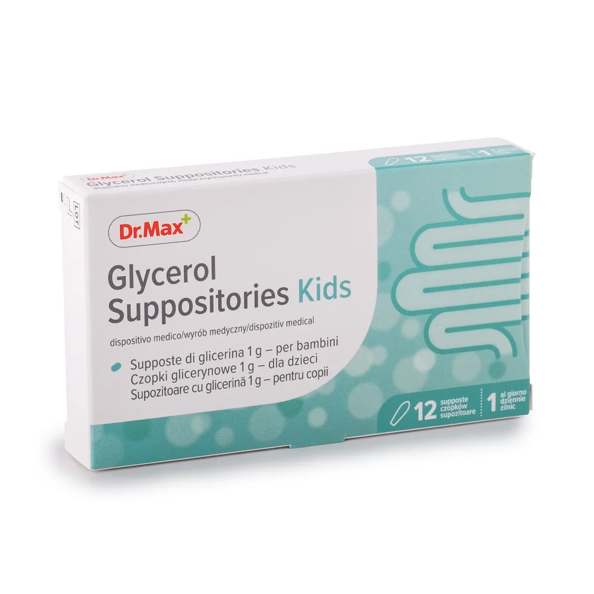 Dr.Max Glycerol Suppositories Kids 12 Supposte