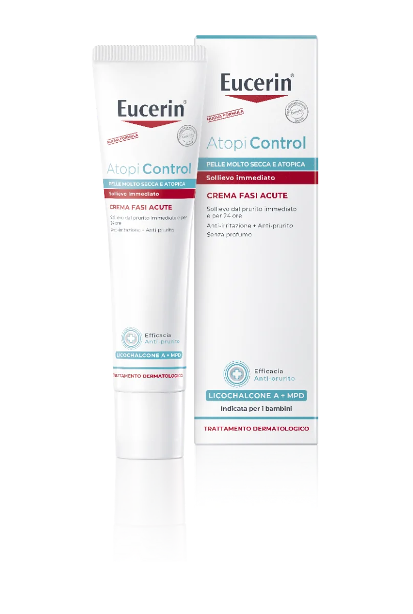 Eucerin AtopiControl Crema Fasi Acute 40 ml Trattamento intensivo dermatite atopica in fase acuta