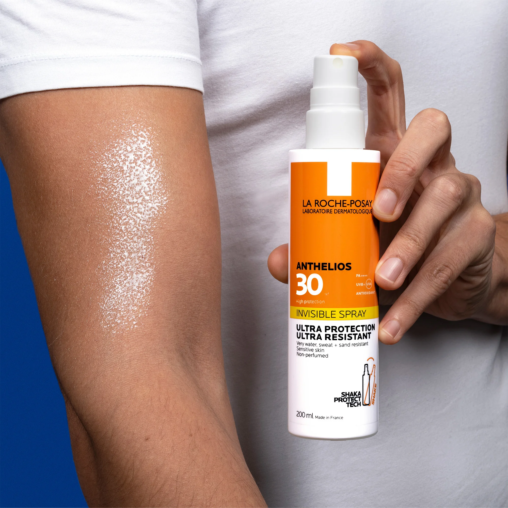 La Roche Posay Anthelios Spray Invisibile Corpo SPF30, 200 Ml Protezione solare