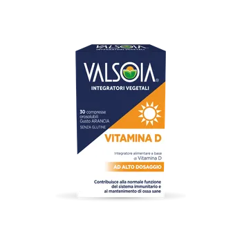 Valsoia Vitamina D 30 Compresse Orosolubili - Benessere Osseo e Funzionalità del Benessere Osseo 
