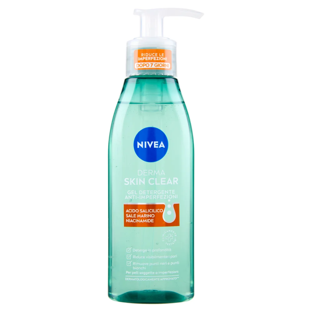Nivea Derma Skin Gel Detergente 150 ml Pelli miste