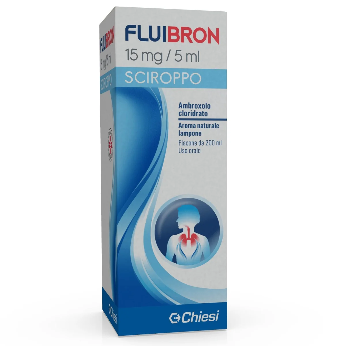 Fluibron Sciroppo 15 mg/5 ml 200 ml Per la Tosse Grassa
