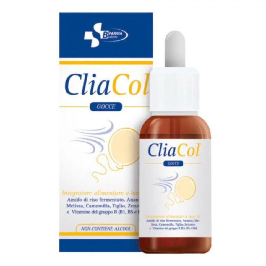 Cliacol Gocce Integratore contro I Gas Intestinali 30 ml Aerofagia