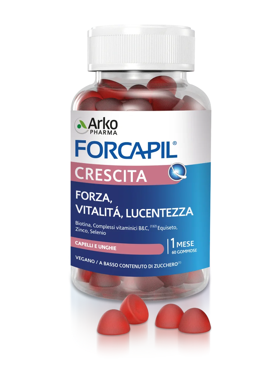 Forcapil Gommosi 60 Gomme Benessere dei Capelli