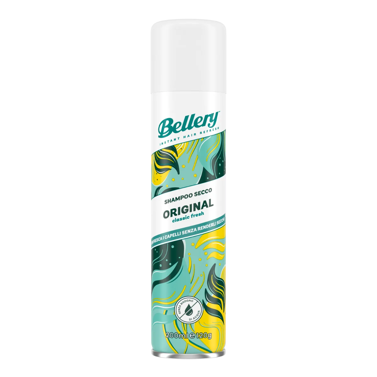 Bellery Original Shampoo Secco 200 ml Riduce il Sebo