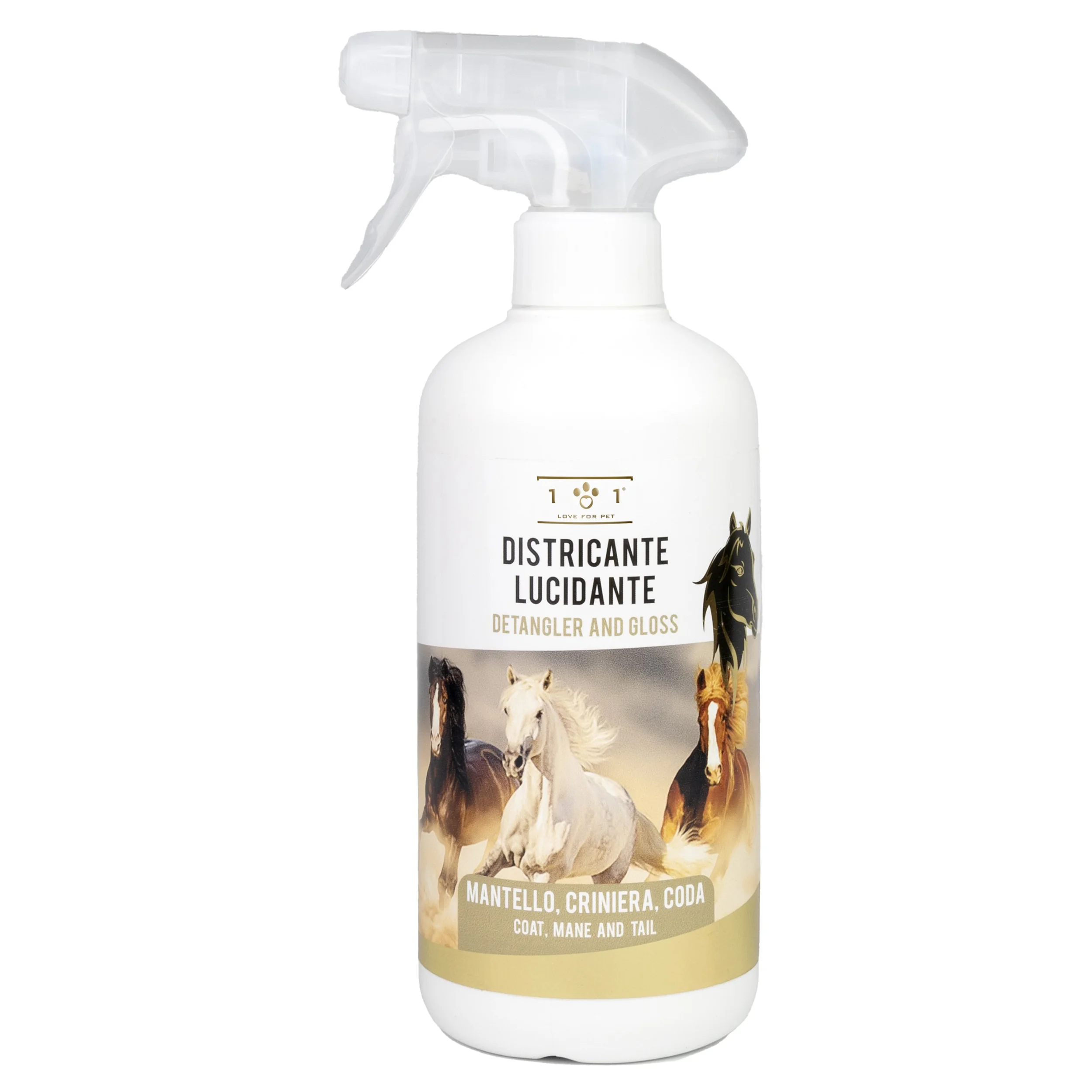 101 Love For Pet Districante Lucidante 500 ml Per Cavalli