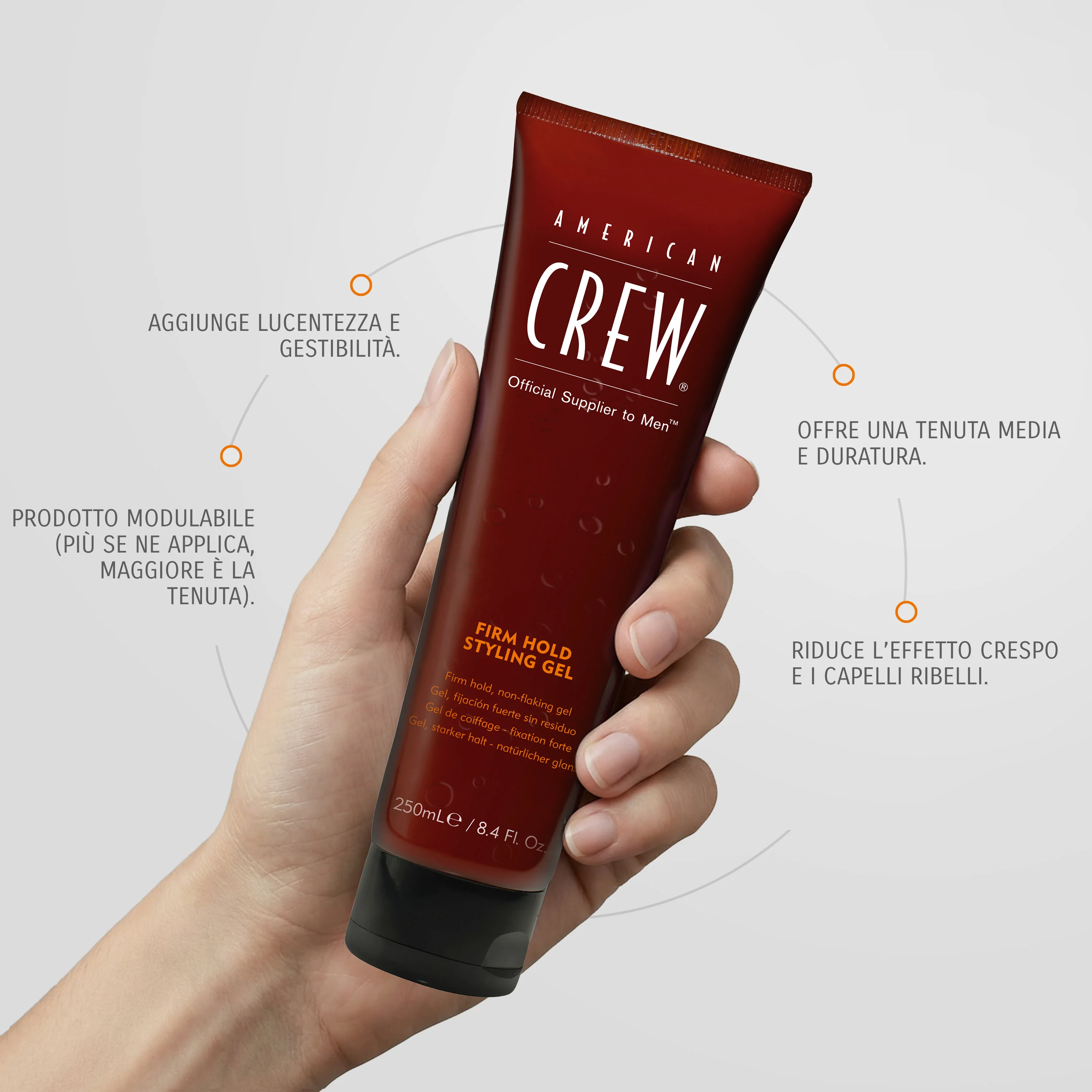 American Crew Gel Firm Hold 250Ml