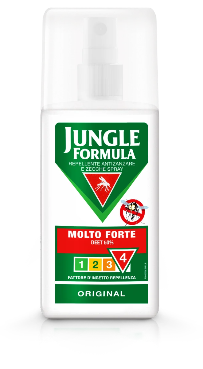 Jungle Formula Molto Forte Spray Original 75 ml Repellente Antizanzare