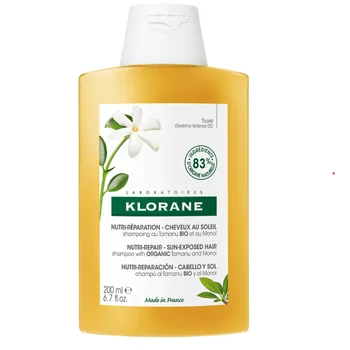 Klorane Shampoo Nutritivo al Tamanu BIO & Monoi 200 ml Azione Ristrutturante