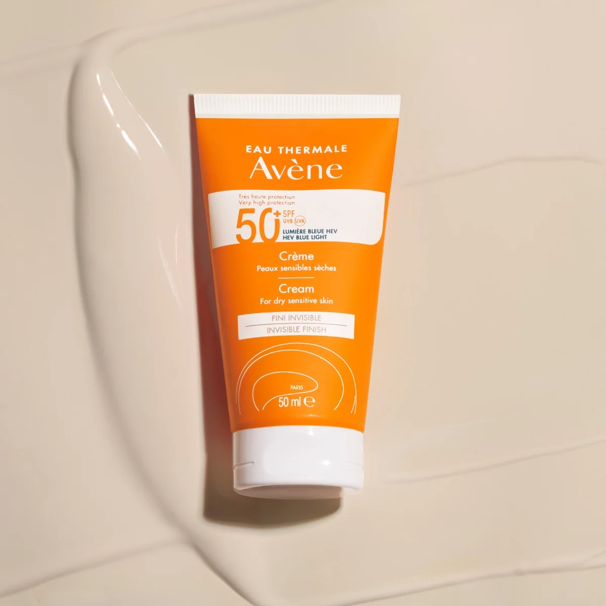Avène Solaire Crema SPF 50+ 50 ml Per Pelle Secca e Sensibile