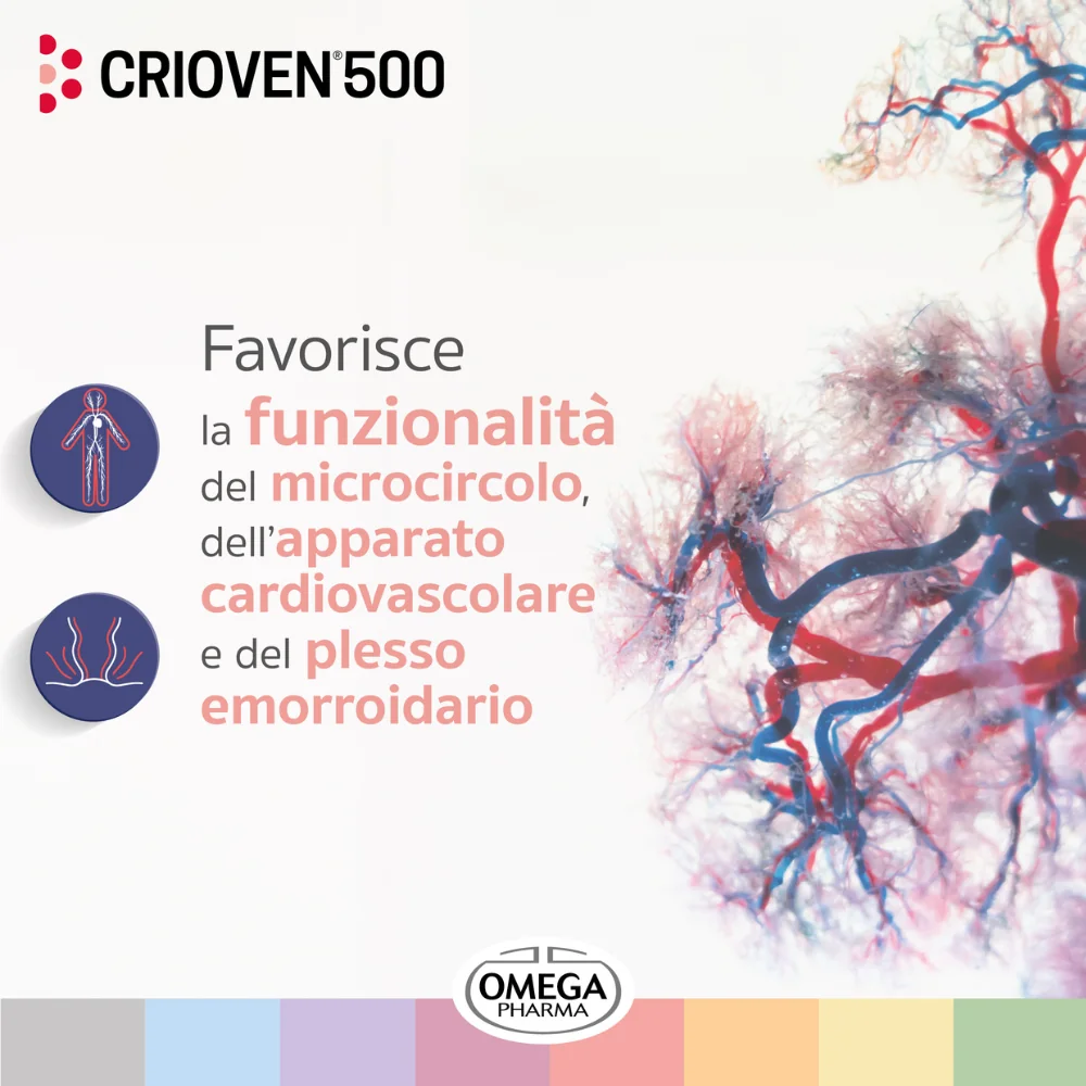 Crioven 500 Integratore Microcircolo 16 Bustine
