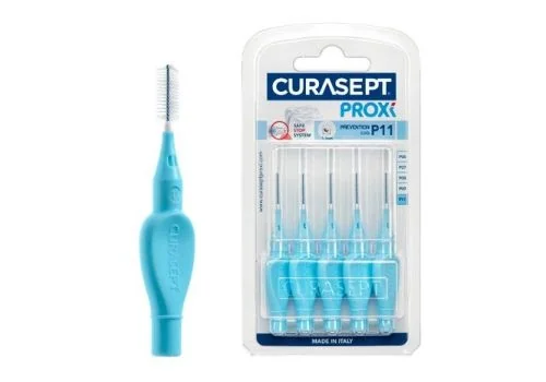 Curasept Proxi P11 1,1 mm Azzurro 6 Pezzi Scovolino Interdentale