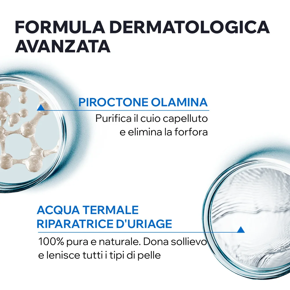Uriage DS Hair Shampoo Delicato Riequilibrante 500 ml Purifica e Lenisce