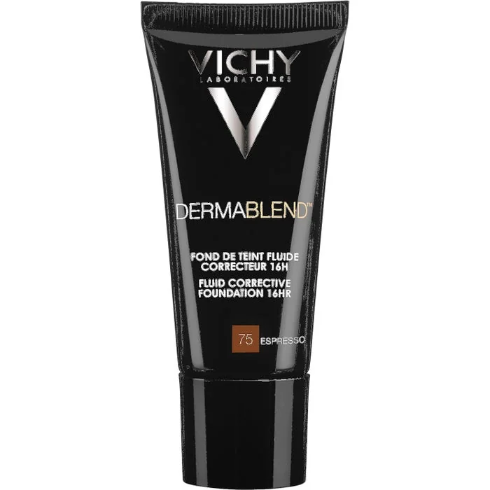 Vichy Dermablend Fluido 75, 30 Ml Fondotinta correttore 16h