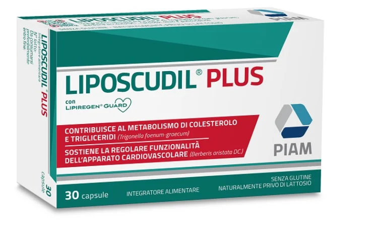 Liposcudil Plus 30 Capsule Integratore il Controllo del Colesterolo