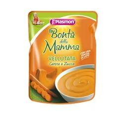 Plasmon Bontà Della Mamma Vellutata Carote E Zucca 180 g Alimento per l'infanzia