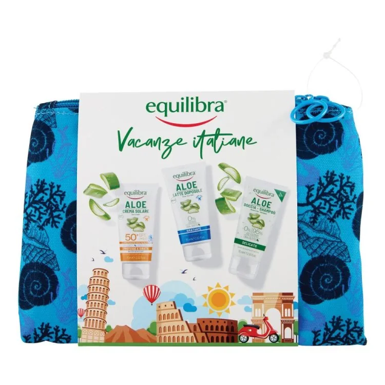 Equilibra Vacanze Italiane Cofanetto Pochette + 3 Creme Mani 75 ml