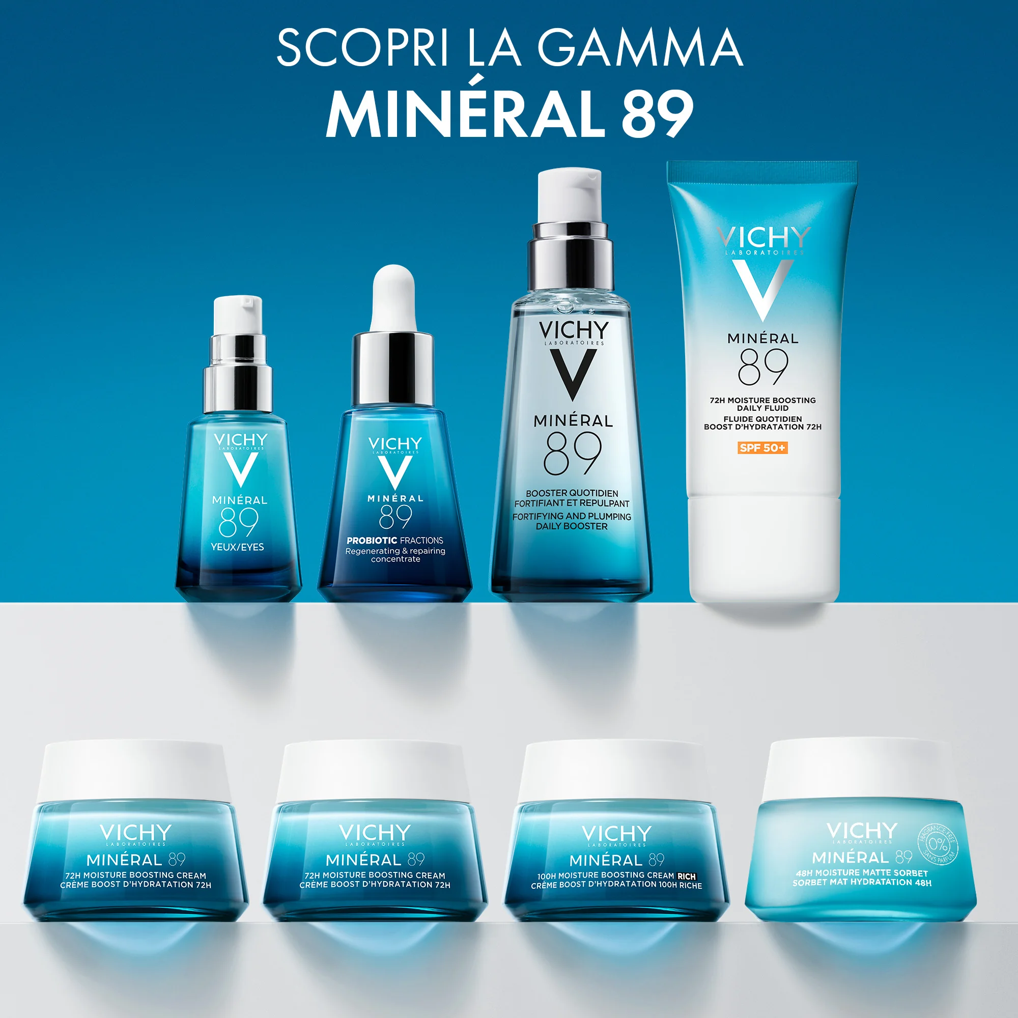 Vichy Mineral 89 Oily Skin Cream 50 Ml Gel sorbetto idratante