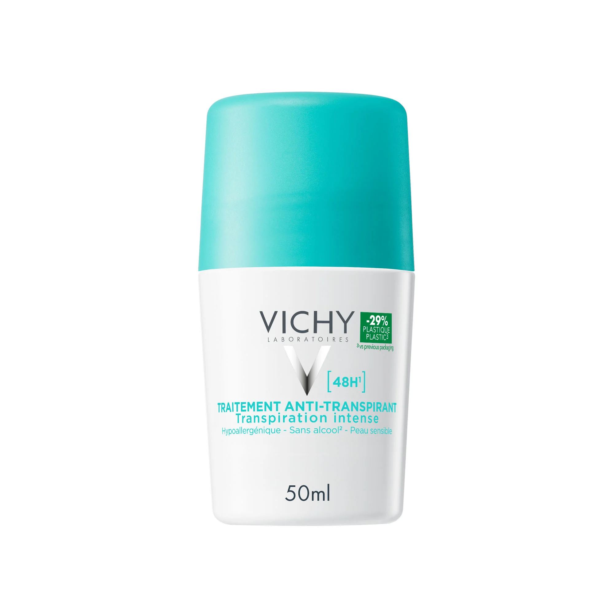 Vichy Deodorante Roll On Anti-traspirante 48h 50 ml Per Traspirazione Intensa
