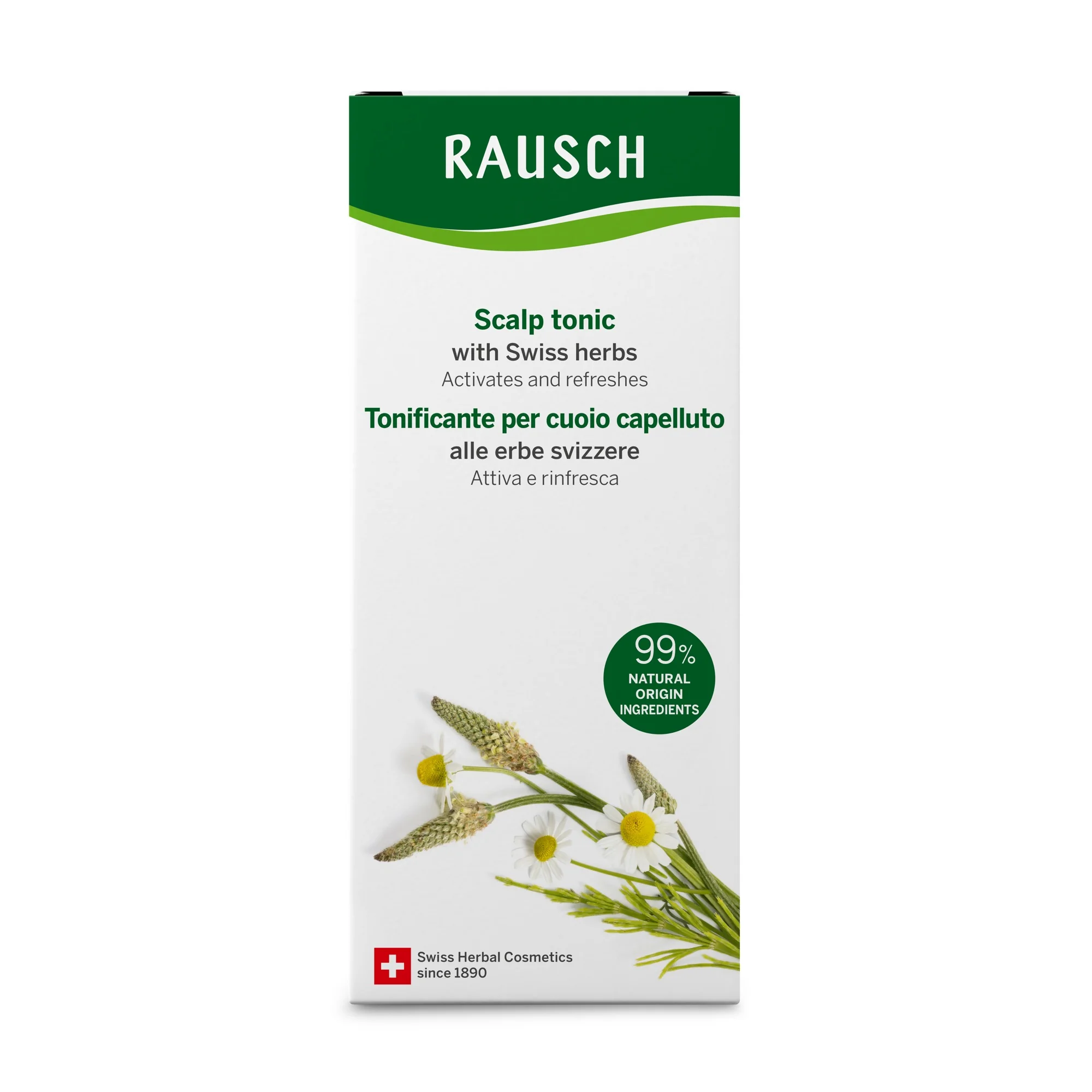Rausch Tonificante Per Cuoio Capelluto Alle Erbe Svizzere 200 Ml