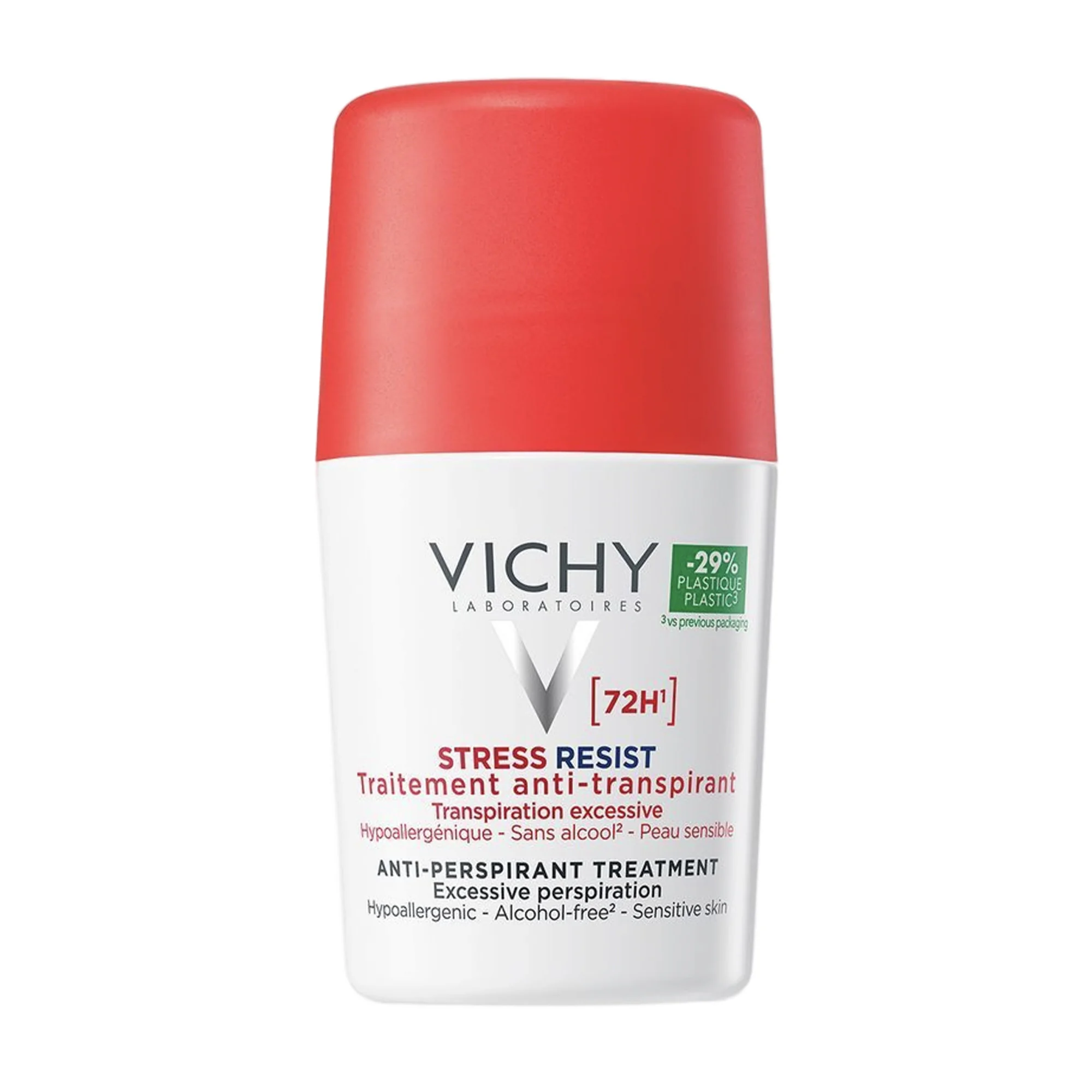 Vichy Deodorante Stress resist Roll-On 50 Ml Deodorante Antitraspirante ad azione intensiva