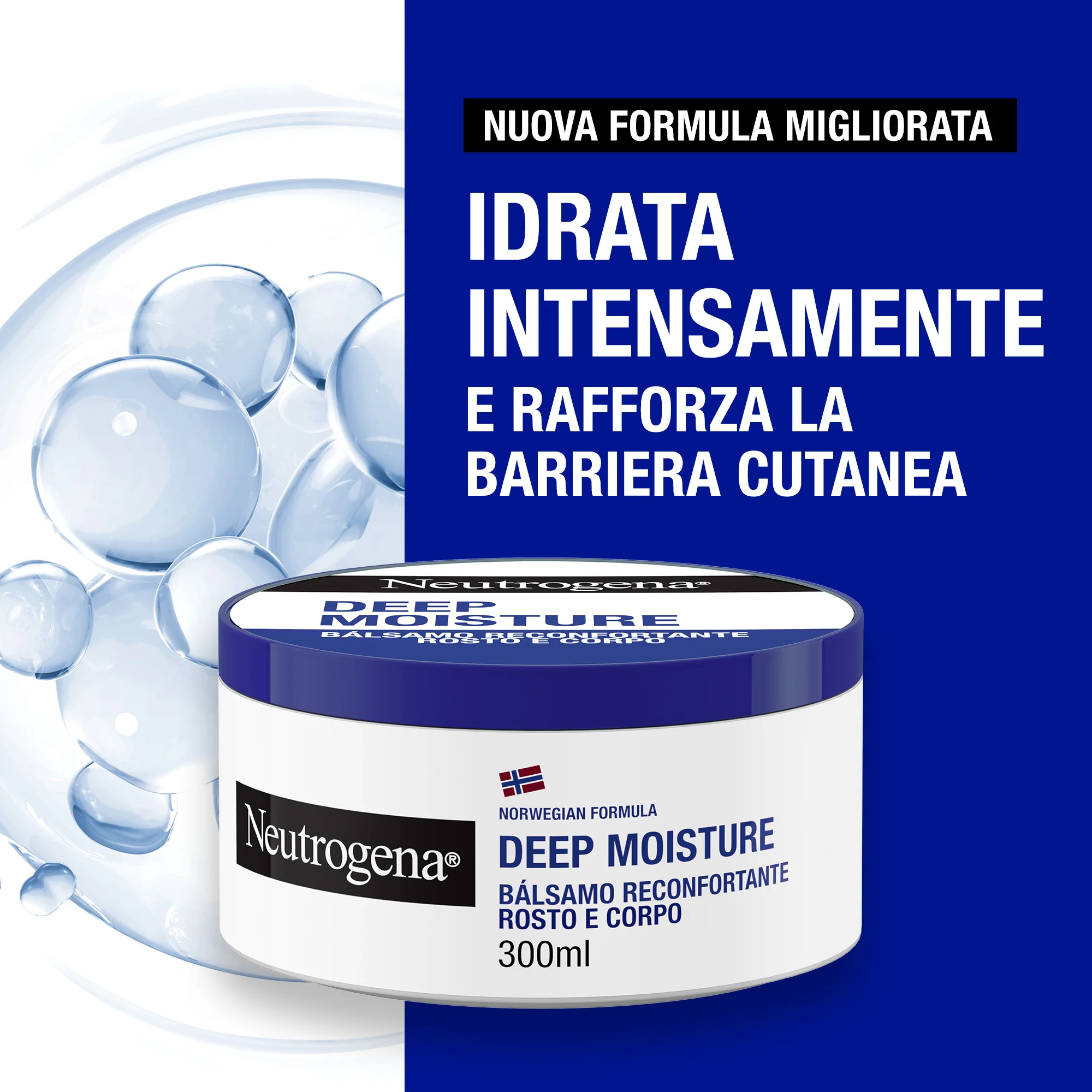Neutrogena Formula Norvegese Balsamo Comfort Multiuso Idratazione Intensa 300 ml Per Pelle Secca