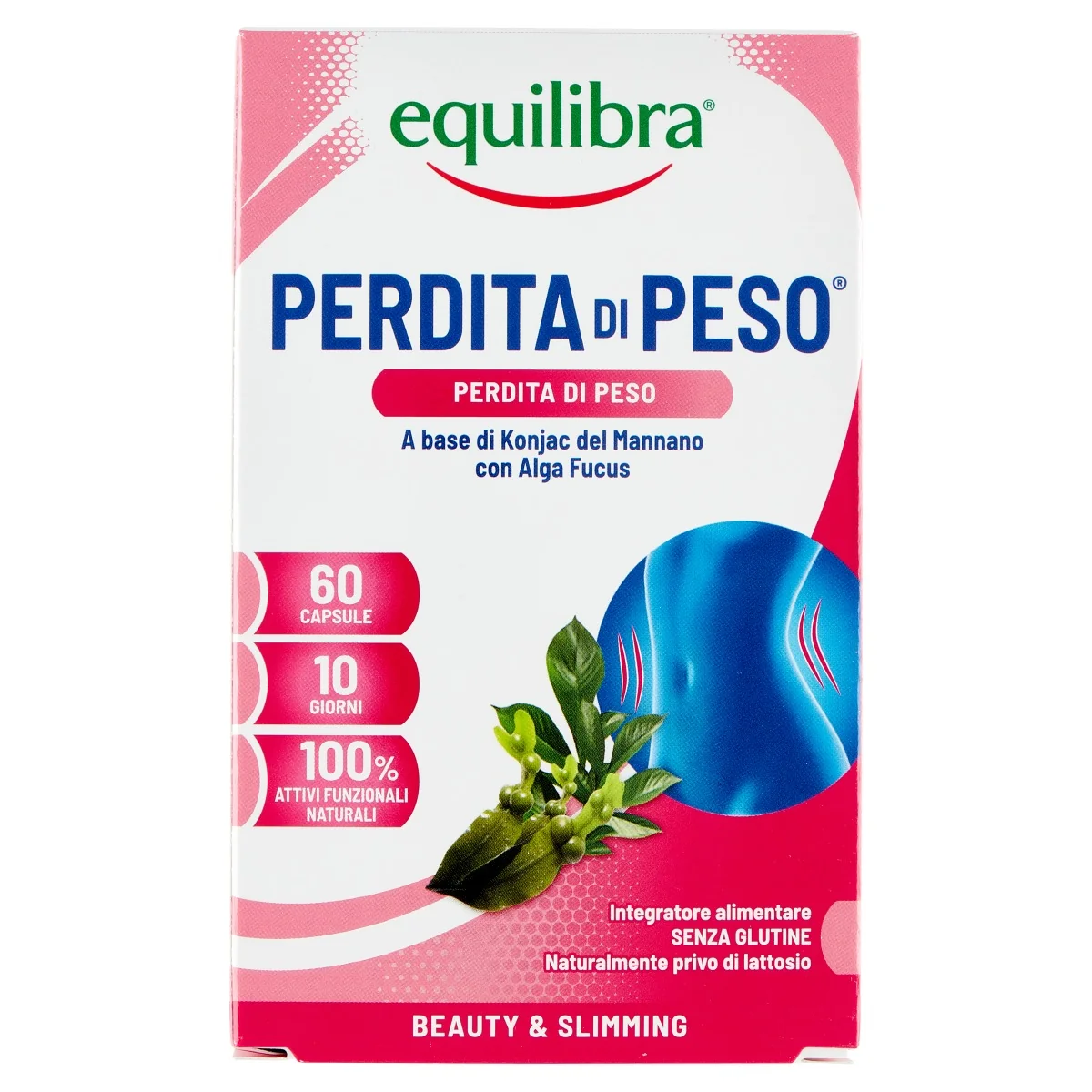 Equilibra Perdita di peso 60 capsule Integratore per il controllo del peso