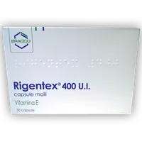 Rigentex 400 U.I Tocoferolo Vitamina E 30 Capsule Molli