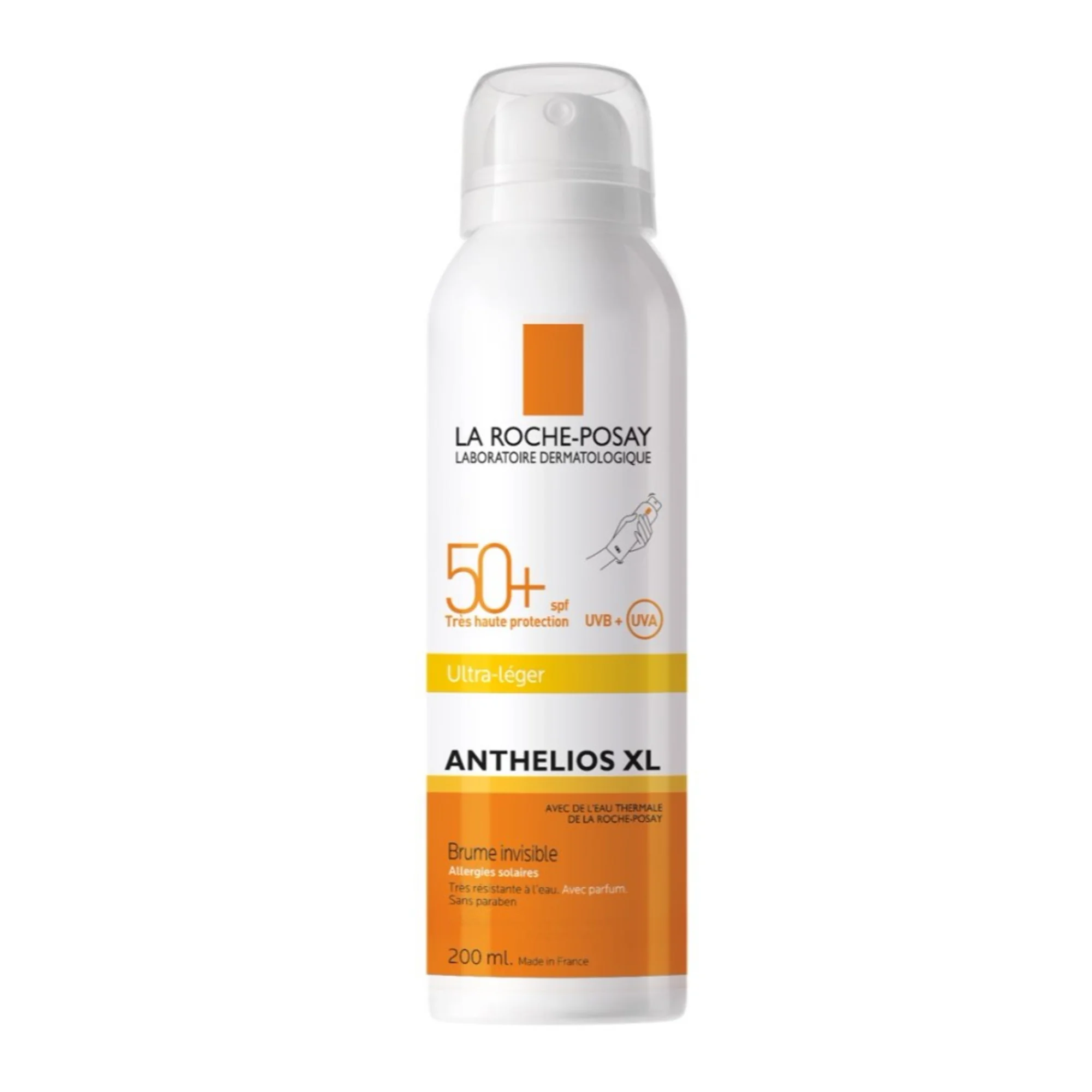 La Roche Posay Anthelios Spray Corpo Protettivo SPF50+,200 Ml Protezione invisibile