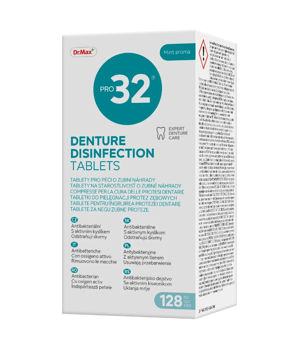 Pro32 Disinfettante Protesi Dentaria 128 Compresse Igiene Orale
