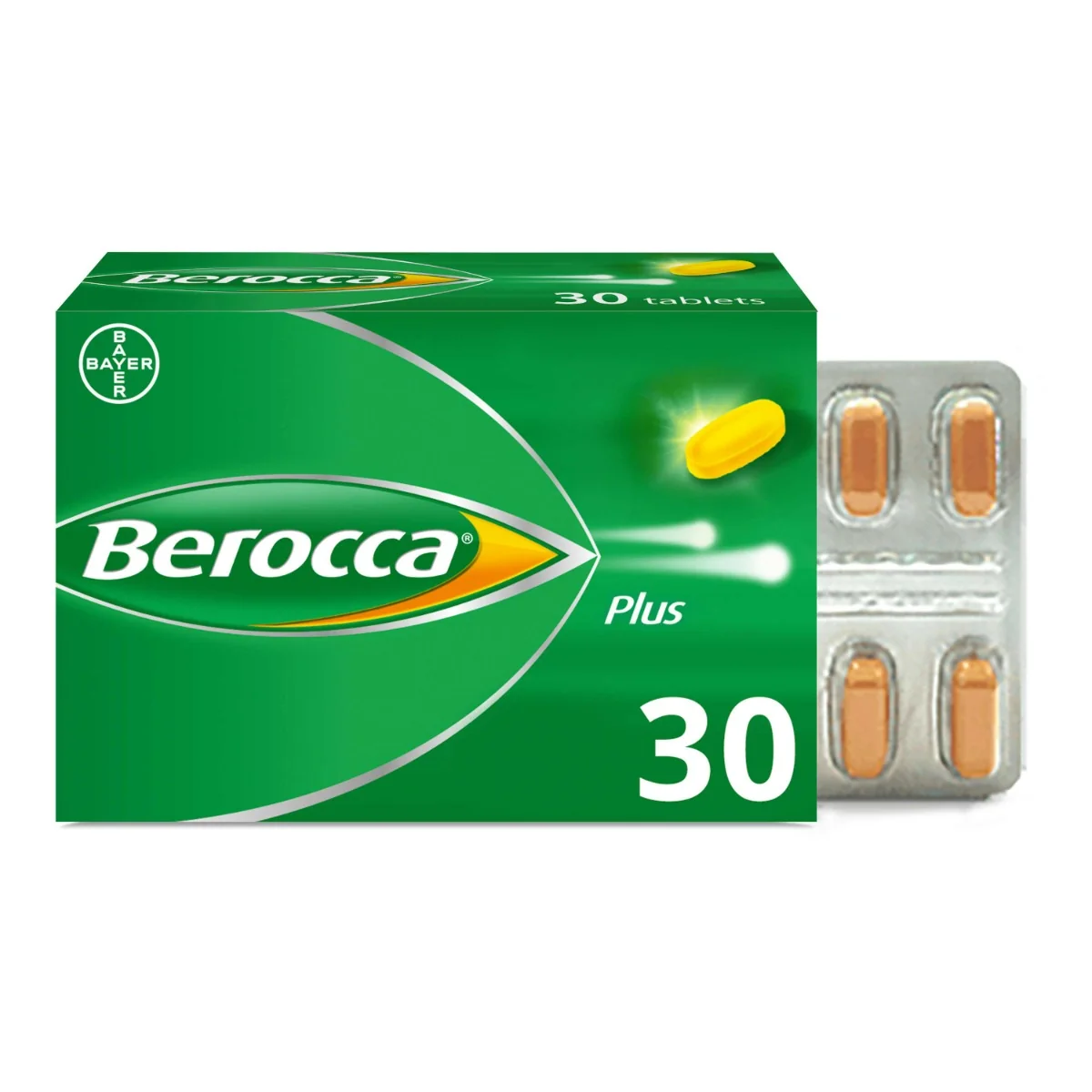 Berocca Plus 30 Compresse Integratore di Vitamine e Minerali