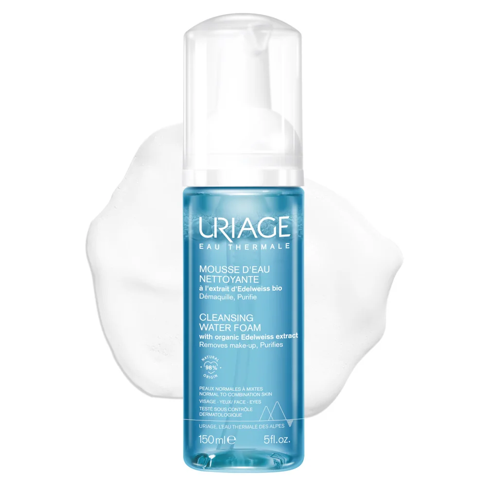 Uriage Mousse D'Eau Nettoyante 150 ml Schiuma Micellare Detergente