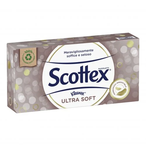 Scottex Ultra Soft Box 80 pezzi Morbidezza per pelli sensibili