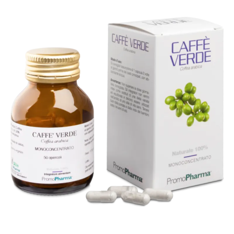 PromoPharma Caffe Verde 50 Capsule Naturale al 100%