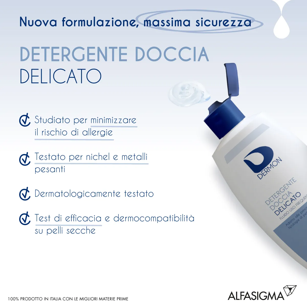 Dermon Detergente Doccia Delicato 400 ml 