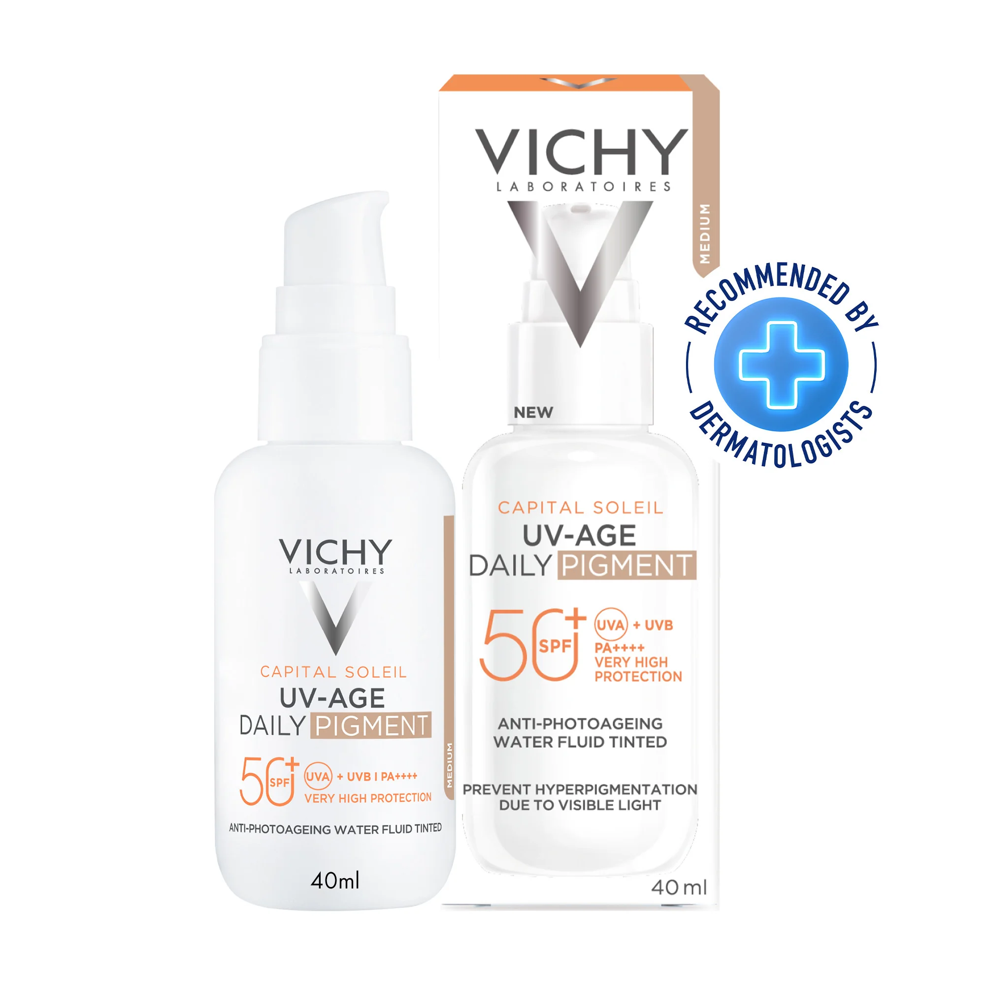 Vichy Capital Soleil Uv-Age Daily SPF 50+ 40 ml Protezione solare viso