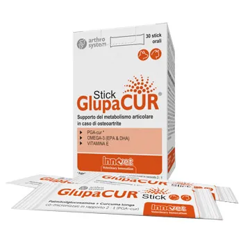 Glupacur Integratore Metabolismo Articolare Cani e Gatti 30 Stick Orali 