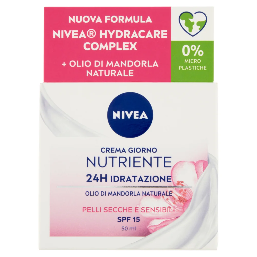 Nivea Essentials Crema Giorno Idratazione Intensiva 50 ml Pelle Secca e Sensibile