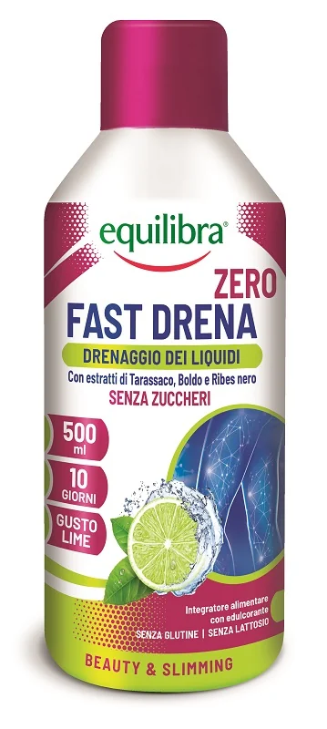 Equilibra Fast Drena Zero 500 Ml Gusto Lime