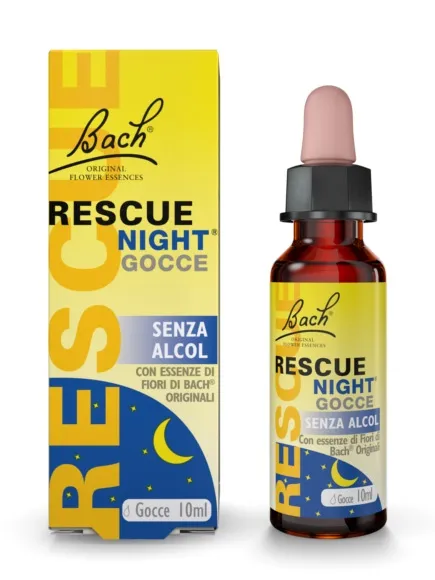 Rescue Orig Night Senza Alcol 10 ml Integratore per lo Stress