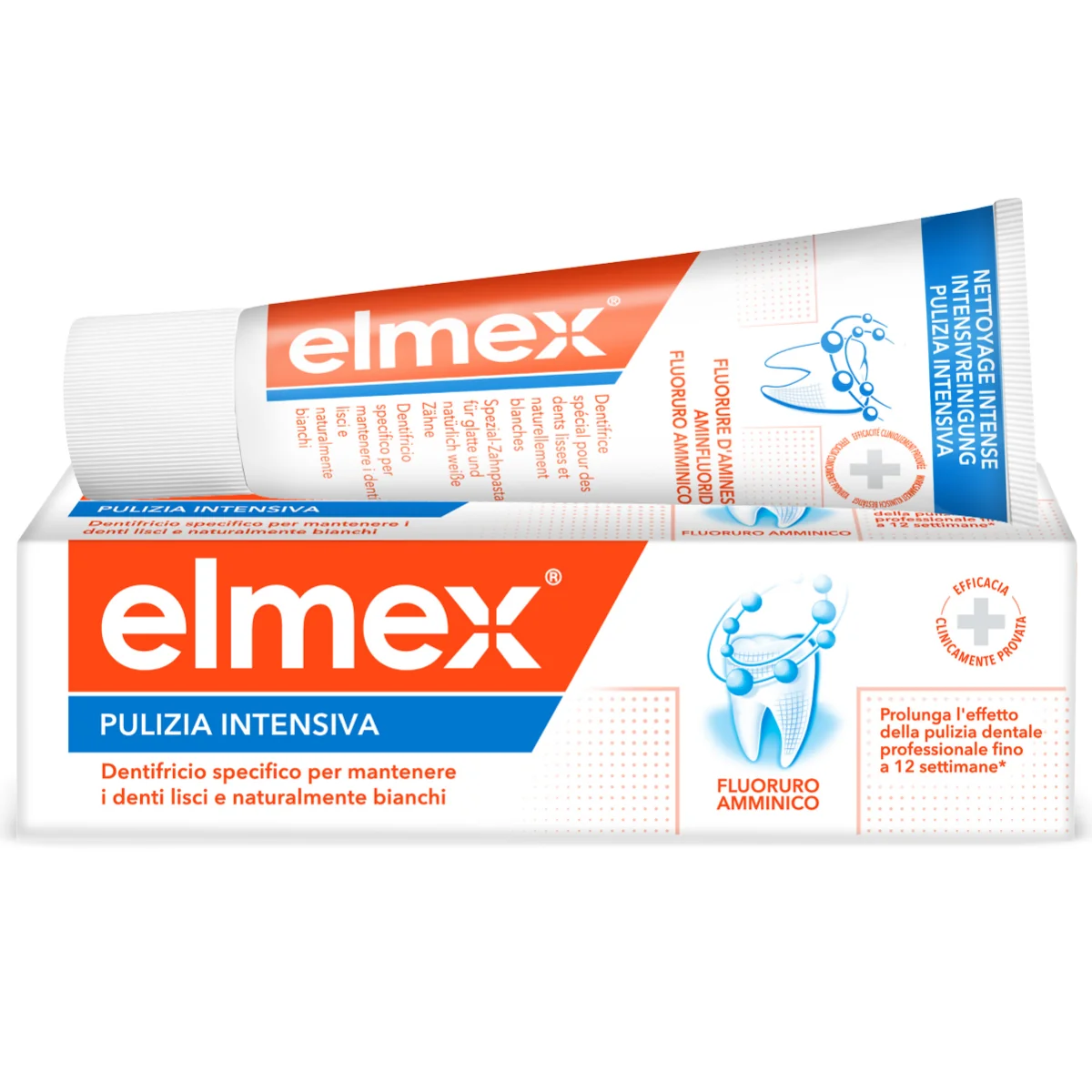 Elmex Pulizia Intensiva Dentifricio Sbiancante 50 ml Per Denti Bianchi