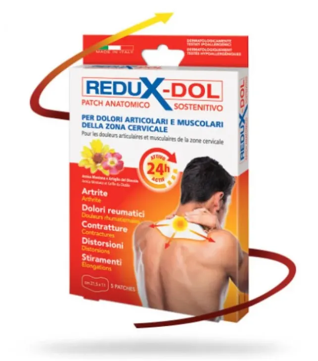 Redux-Dol Patch Dolor Cervicale 5 Pezzi