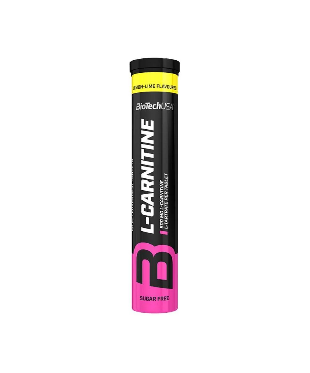 Biotechusa L-Carnitine Effervescent Limone Lime 20 Compresse Senza Glutine