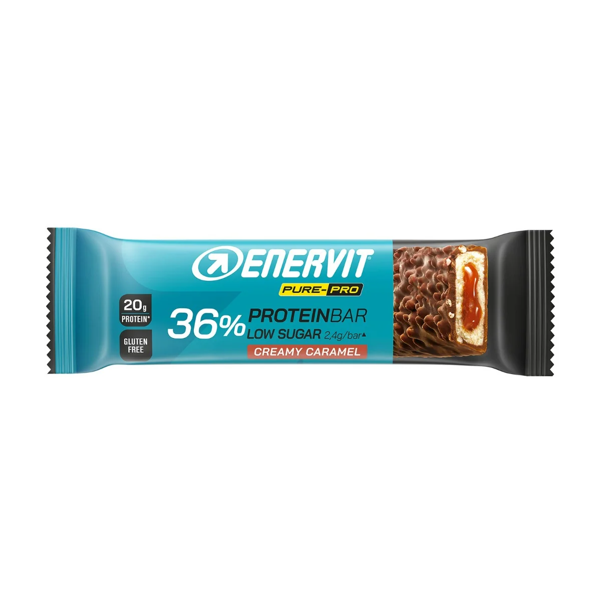 Enervit Pure Pro Bar 36% Caramel 55 G Senza Glutine