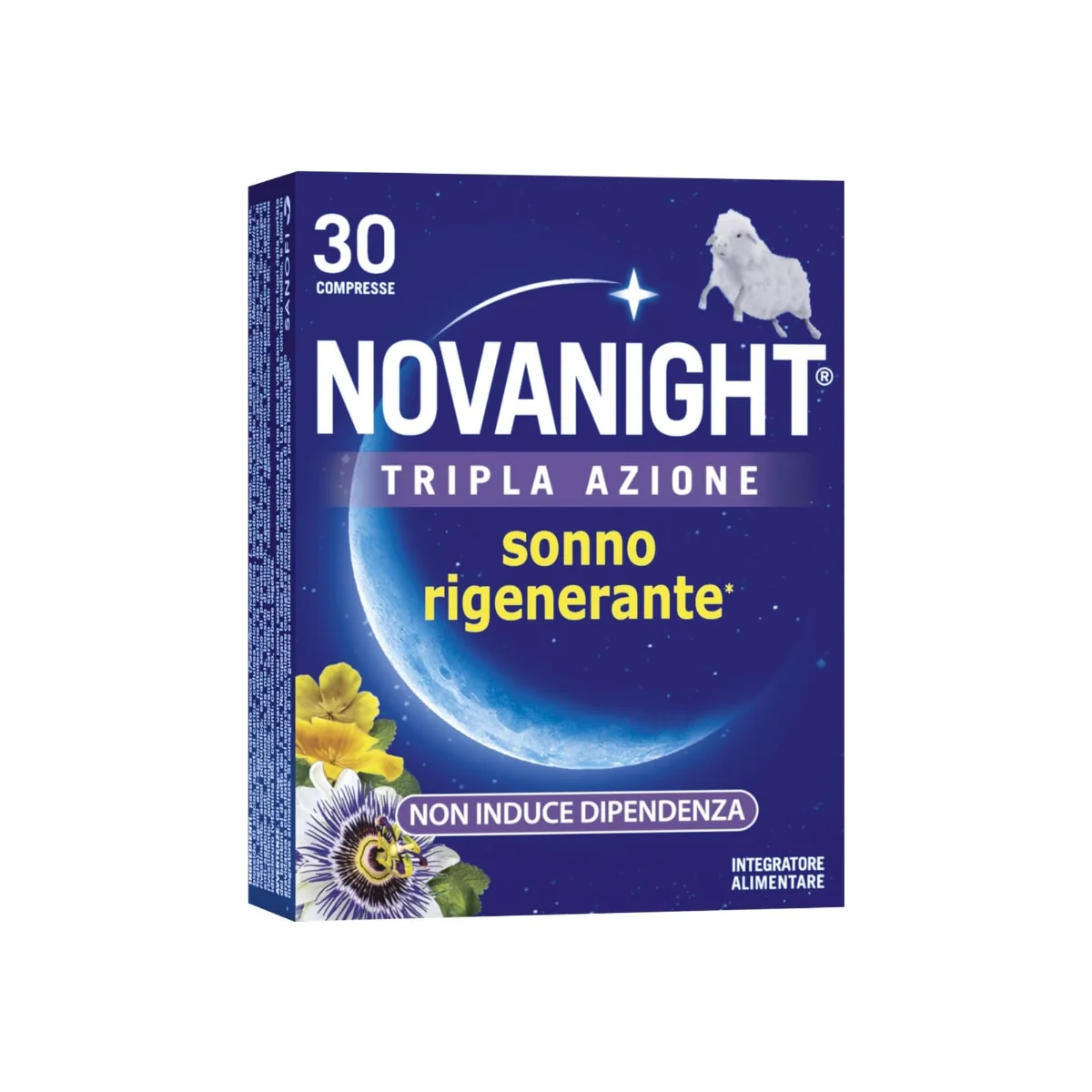 Novanight 30 compresse Rilascio Rapido New Integratore alimentare per il sonno